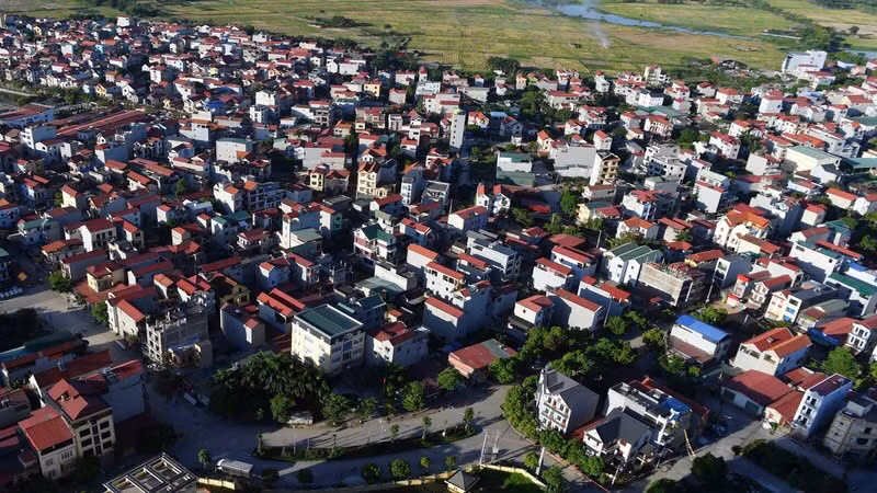 Diện mạo huyện Đông Anh (Hà Nội) ngày càng khang trang, hiện đại. (Ảnh THẾ ĐẠI)