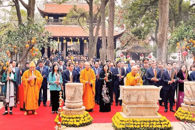 Lễ hội Côn Sơn - Kiếp Bạc phát huy giá trị quần thể di sản thế giới được UNESCO ghi danh (Ảnh QUỐC VINH)