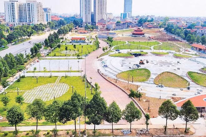 Quần thể Đền thờ Bác Hồ và Công viên Văn Miếu tại Bắc Ninh (Ảnh ĐỨC ANH)