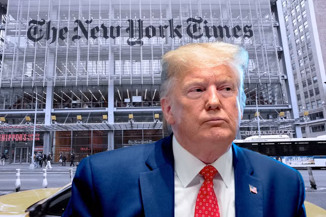 [Video] Tổng thống Mỹ D. Trump kiện tờ New York Times tội phỉ báng, đòi bồi thường 15 tỷ USD