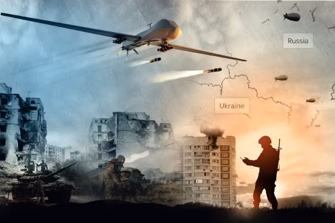 [Video] Ukraine lần đầu thừa nhận bị trúng gần 60 UAV và tên lửa Nga
