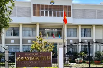 Trụ sở Sở GTVT Bạc Liêu - nơi hai lãnh đạo chủ chốt đơn vị này tổ chức ăn nhậu trong giờ làm việc, bị đề nghị kỷ luật.