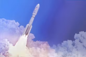 Tàu thăm dò sao Hỏa Perseverance được phóng đi từ Mũi Canaveral, Mỹ, ngày 30-7. Ảnh: NASA.