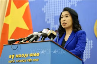 Người Phát ngôn Bộ Ngoại giao Lê Thị Thu Hằng.