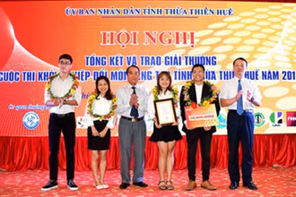 Cuộc thi "Khởi nghiệp đổi mới sáng tạo tỉnh Thừa Thiên Huế” năm 2019. 