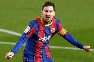Messi tỏa sáng rực rỡ, giúp Barca tiếp tục có một trận thắng đậm. (Ảnh: La Liga)