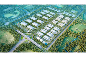 Phối cảnh KCN Thái Hà.