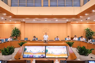 Quang cảnh hội nghị chiều 26-4.