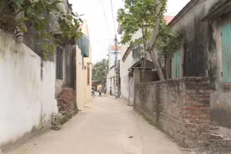 Con đường dẫn vào nơi xảy ra vụ việc. (Ảnh: CAND).