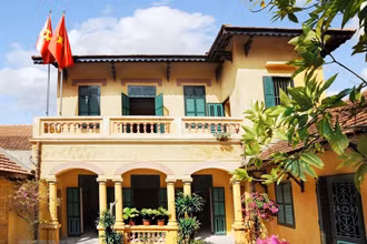 Ngôi nhà ở làng Vạn Phúc (Hà Đông), nơi Hồ Chủ tịch ở và viết Lời kêu gọi Toàn quốc kháng chiến ngày 19/12/1946.