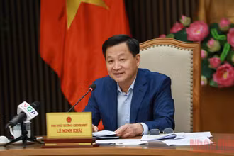Phó Thủ tướng Lê Minh Khái. (Ảnh: Quang Thương)