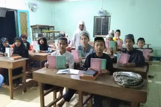 Một giờ học ngôn ngữ dân tộc ở Trà Vinh.