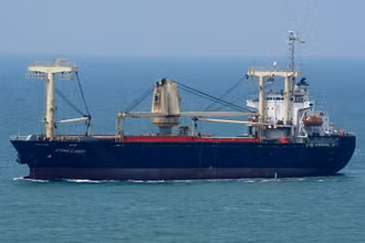 Tàu Narimoto Maru trước khi bị nạn trên vùng biển Bình Thuận.