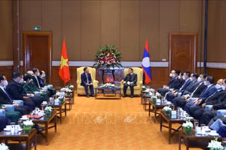 Quang cảnh buổi tiếp. Ảnh: Văn Điệp/TTXVN.