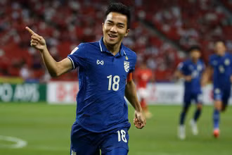 Chanathip, đội trưởng, nguồn cảm hứng cho các chiến thắng của Thái Lan. (Ảnh: ESPN)