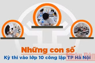 Những con số về kỳ thi vào lớp 10 công lập của Hà Nội