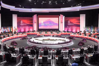 Hội nghị Bộ trưởng Tài chính và Thống đốc ngân hàng các nước G20 ngày 17-18/2 tại Jakarta, Indonesia. (Nguồn: Reuters)