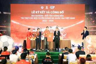 Lễ công bố đối tác hàng đầu của Đội tuyển bóng đá quốc gia Việt Nam.