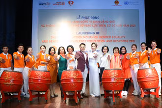 Phát động Tháng hành động vì bình đẳng giới và phòng ngừa, ứng phó với bạo lực trên cơ sở giới năm 2021. (Ảnh minh họa: UNWomen tại Việt Nam)