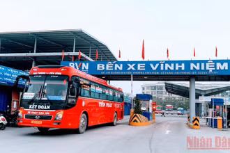 Bến xe khách Vĩnh Niệm tại Hải Phòng, một bến xe khách mới, hiện đại và khá lớn sẽ được hoạt động trở lại từ ngày 18/1 sau thời gian tạm dừng do trong khu vực có cấp độ dịch Covid-19 là vùng đỏ.