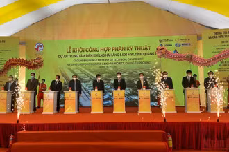Khởi công dự án điện khí LNG Hải Lăng giai đoạn 1 trị giá 2,3 tỷ USD