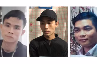 Các đối tượng thực hiện vụ cướp.