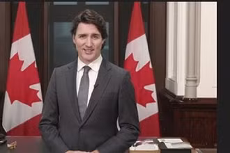 Thủ tướng Canada Justin Trudeau gửi thông điệp chúc mừng năm mới tới cộng đồng người Việt Nam tại Canada. (Ảnh: TTXVN)