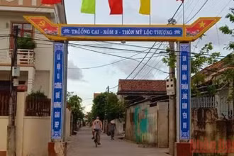 Thôn Mỹ Lộc Thượng, xã An Thủy, huyện Lệ Thủy (Quảng Bình), nơi xảy ra vụ tai nạn về điện làm 3 người thương vong.