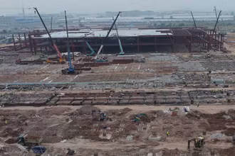 Xây dựng nhà máy tại Khu công nghiệp Đình Trám, Bắc Giang.