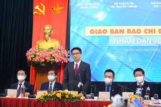 Phó Thủ tướng Vũ Đức Đam dự và phát biểu tại hội nghị. Ảnh: THÀNH ĐẠT