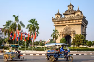 Lào sẽ tăng cường chiến dịch quảng bá “Người Lào du lịch Lào” để vực dậy ngành công nghiệp du lịch. (Ảnh: AFP/TTXVN)