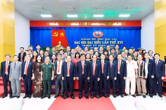 Ban Chấp hành Đảng bộ tỉnh Gia Lai lần thứ 16, nhiệm kỳ 2020-2025.