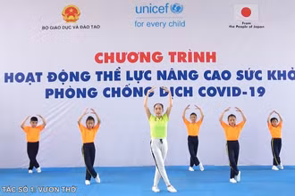 5 bài tập thể dục cho học sinh nâng cao sức khoẻ phòng chống Covid-19