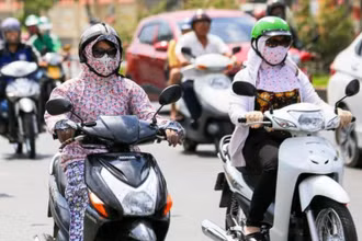 Hôm nay, chỉ số tia UV ở Hà Nội ở mức gây hại rất cao đối với cơ thể con người. (Ảnh minh họa)