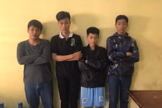 Bốn đối tượng bị bắt giữ.