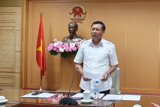 Thứ trưởng Y tế Đỗ Xuân Tuyên phát biểu tại hội nghị.