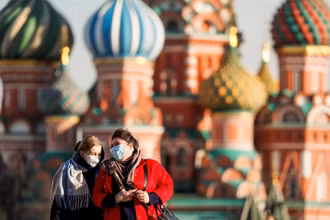 Thủ đô Moscow của Liên bang Nga hiện đang đối mặt với làn sóng lây nhiễm thứ 2. Ảnh: Reuters