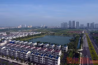 Khu đô thị mới Tây Hồ Tây, Hà Nội. Ảnh: NDĐT