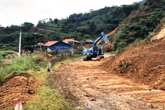 Tỉnh lộ 530 đã thông tuyến.