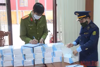 Số kit test nhanh được thu giữ đều không có nguồn gốc, xuất xứ rõ ràng.