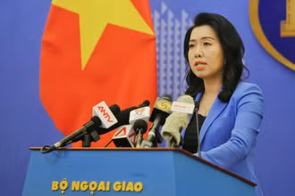 Người phát ngôn Bộ Ngoại giao Việt Nam Lê Thị Thu Hằng.