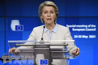 Chủ tịch Ủy ban châu Âu Ursula von der Leyen. (Ảnh: AFP/TTXVN)