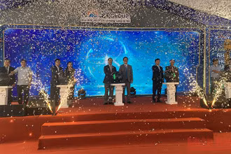 Lễ khánh thành nhà máy Thủy điện Nậm Pạc.