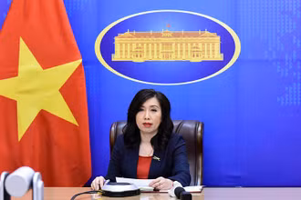 Người phát ngôn Bộ Ngoại giao Lê Thị Thu Hằng.