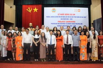 Lễ khởi động dự án (Ảnh: UNFPA).