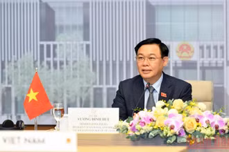 Chủ tịch Quốc hội Vương Đình Huệ. Ảnh: DUY LINH
