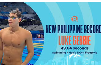 Kình ngư Luke Gebbie: (ẢNH: TTXVN)