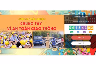 Bạn Lê Văn Tuấn Anh đoạt giải Nhất tuần 13 thi trắc nghiệm “Chung tay vì an toàn giao thông”