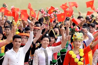Giao lưu trực tuyến với các đại biểu dự Đại hội toàn quốc các dân tộc thiểu số Việt Nam