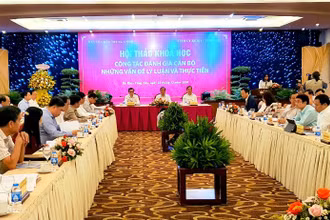 Hội thảo khoa học "Công tác đánh giá cán bộ - Những vấn đề lý luận và thực tiễn"